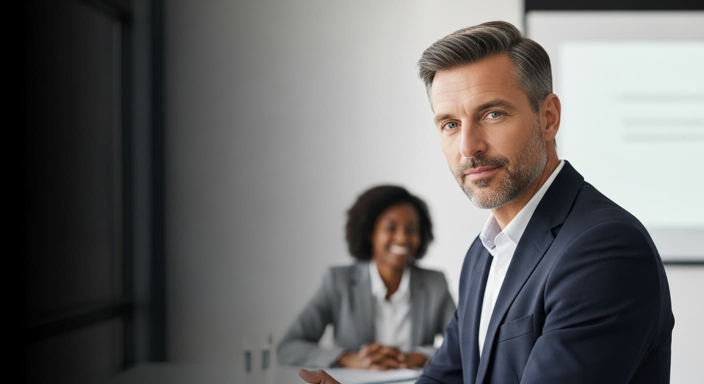 Compliance professionals in a training session